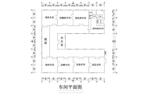 基于年產(chǎn)3600噸的某朝族辣白菜加工工廠車間平面設(shè)計(jì)方案與圖紙解析